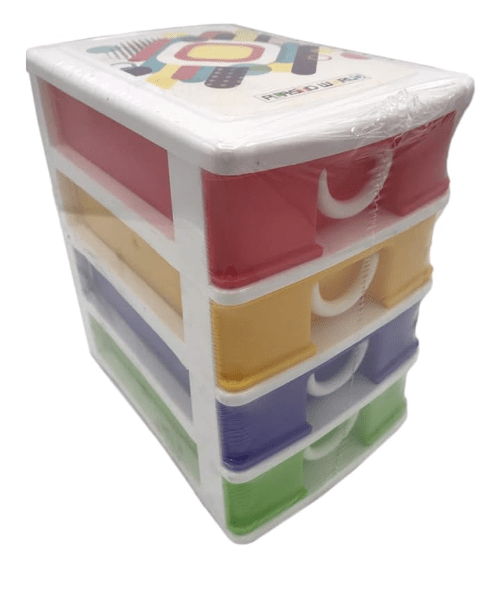 Kids Trends Small Storage 4 Tier Drawer for Home or Office,Pack of 1,Random Colours (Drawer 4) - Image 2